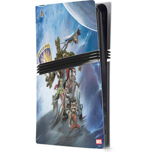 Marvel Guardians of the Galaxy Galactic Mission PS5 Pro Console Skin